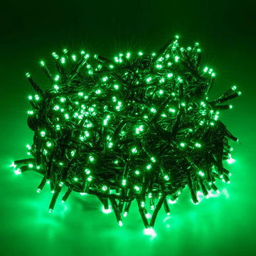 82FT 1000 LED Christmas Cluster Light 8 Modes String Lights Green