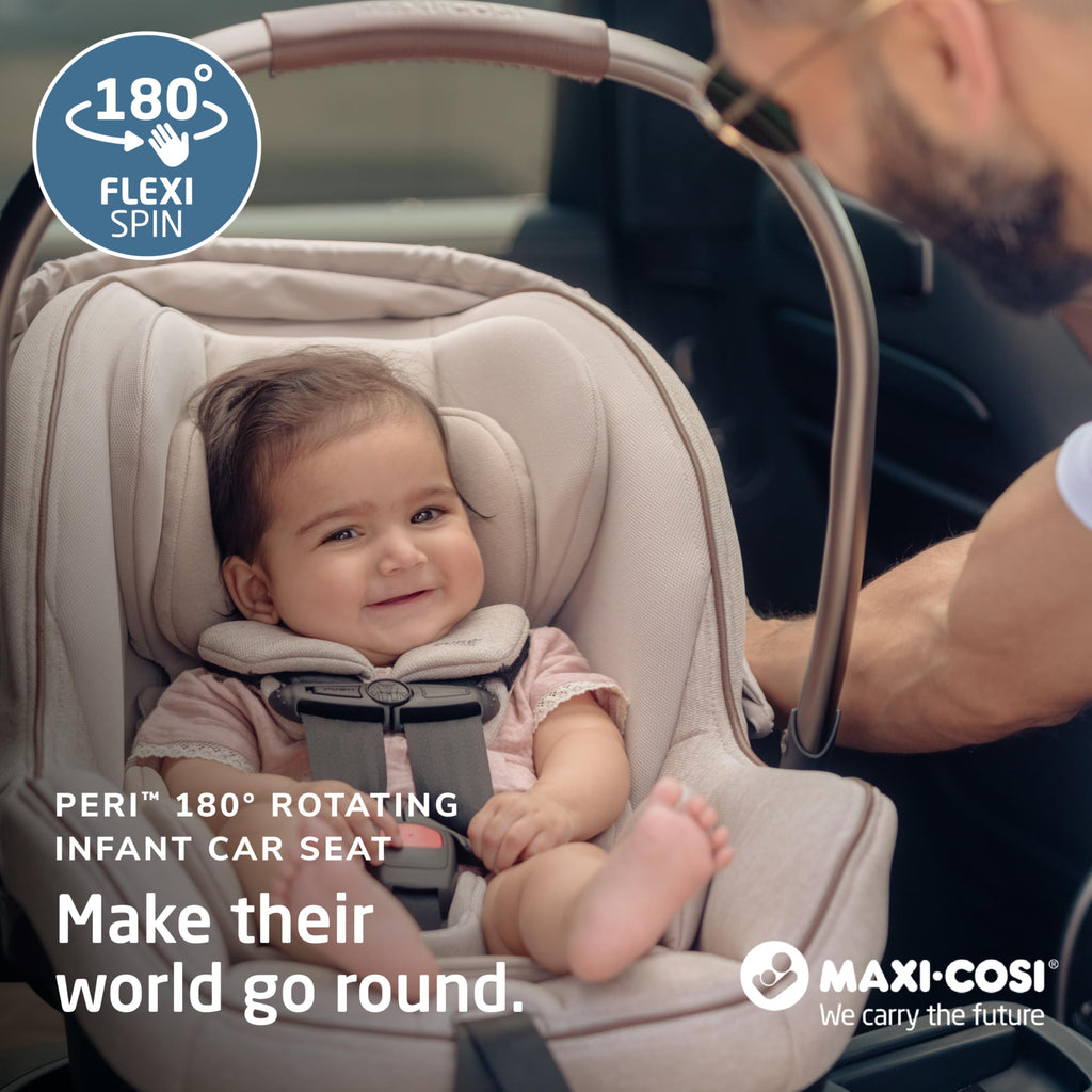 Maxi-Cosi Peri 180 Rotating Infant Car Seat, Oyster Shell