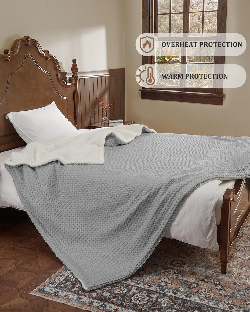 Heated Blanket with LCD Dual Controller