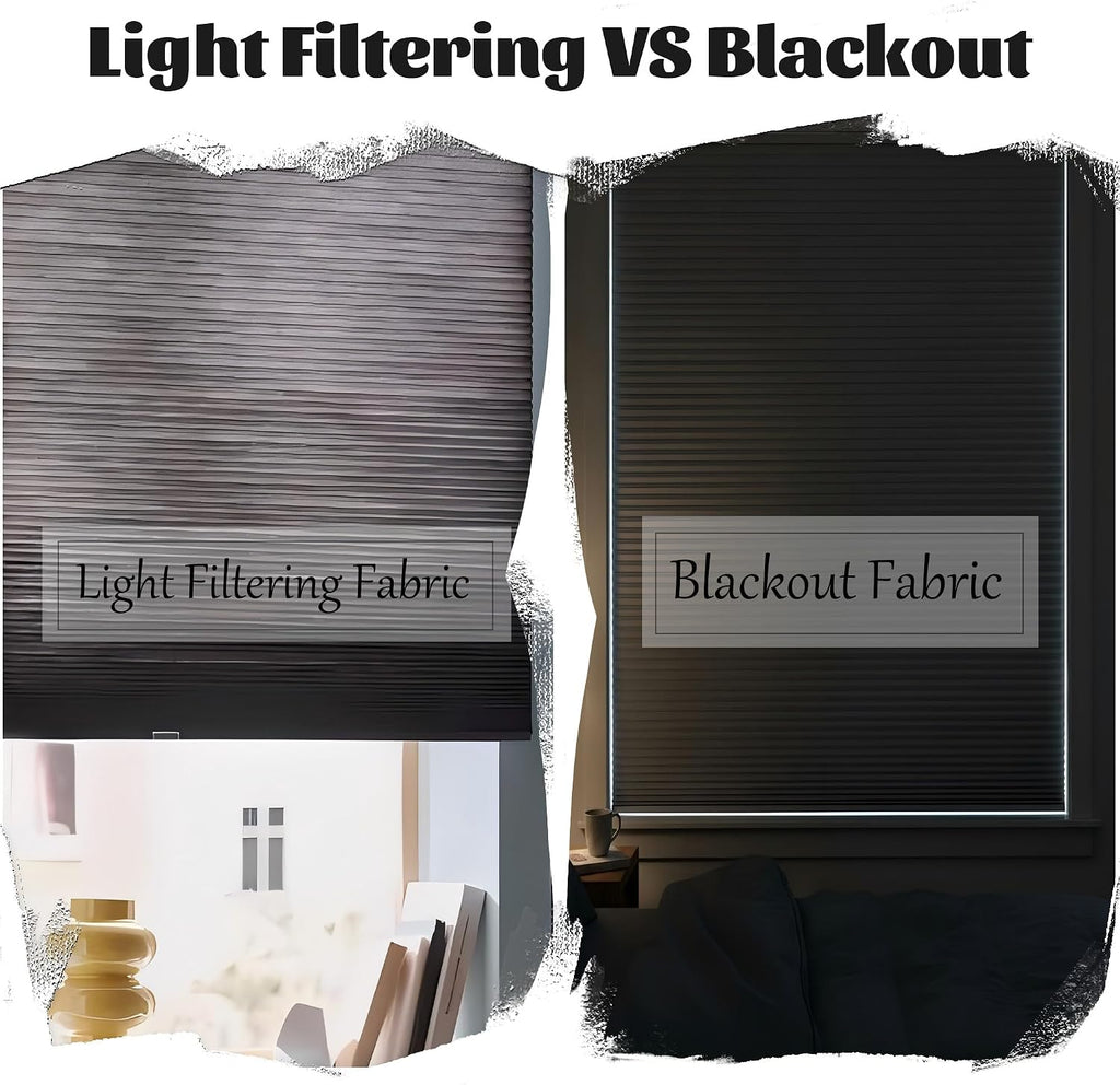 Dual Tension Rod Blinds No Tool No Drill Cellular Shades Windows