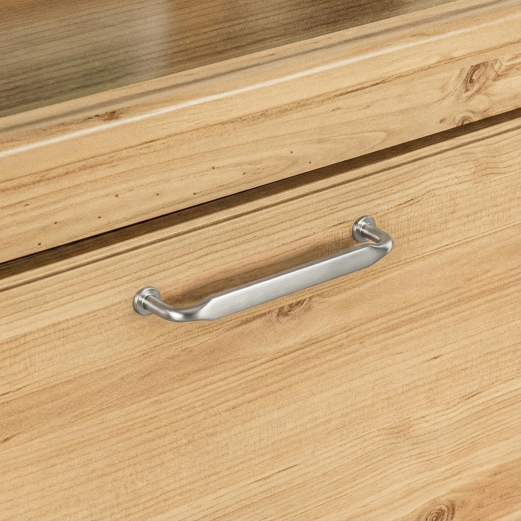 50 Pack 5 Inch Brushed Nickel Cabinet Pulls Solid Handles