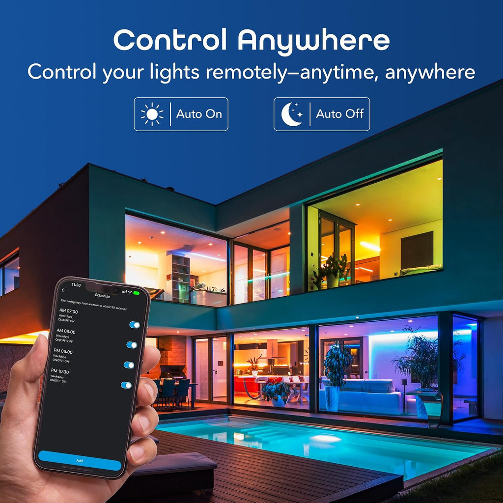 Prisma Plus 800 Dimmable Smart Light Bulbs with 2.4 GHz Wi-Fi Connectivity - Color-Changing & Tunable White, A19 LED