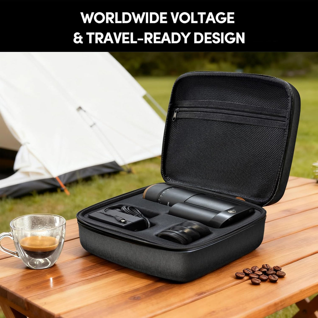 Burr Coffee Grinder, Portable Electric Grinder Geimori T38 Plus,Espresso Grinder with Conical Burr,Stepless Grind