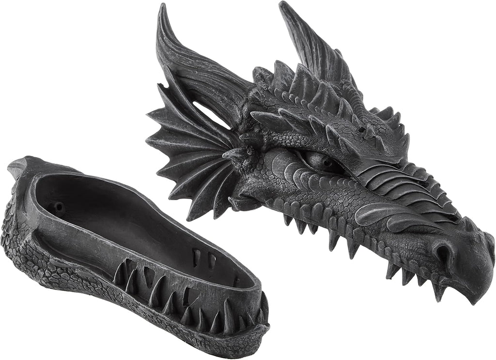 Stryker the Smoking Dragon Sculptural Incense Box