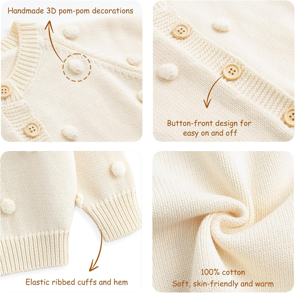 Toddler Girl Knit Cardigan Sweater