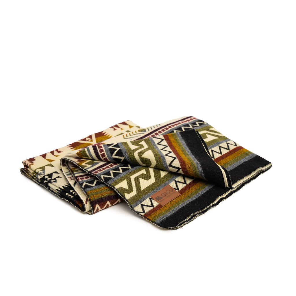 Wool Blanket Throw | Large, Beautiful, Warm, Handmade in Ecuador by Local Artisans |94′′ x 78′′|Ultra-Soft