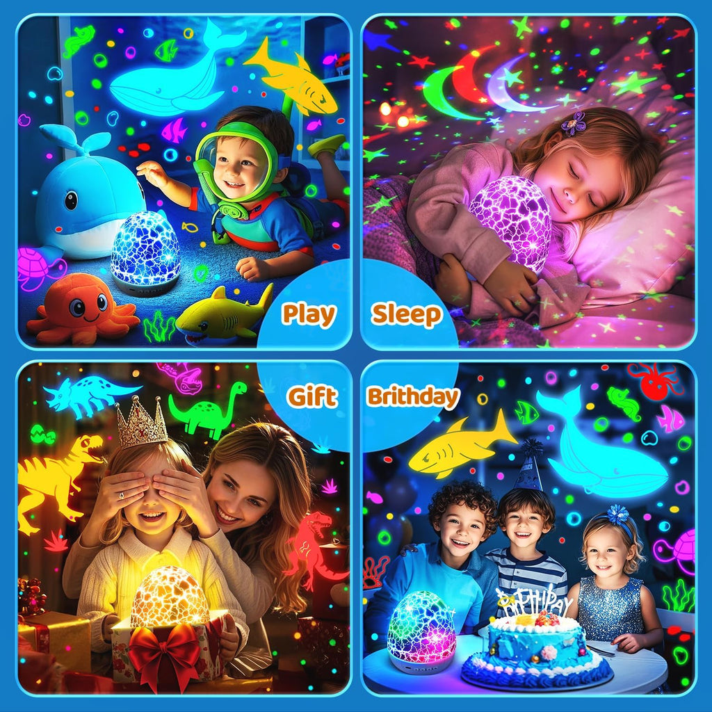 Sensory Toys for Kids with Autism 31 Colors Kid Night Light Projector