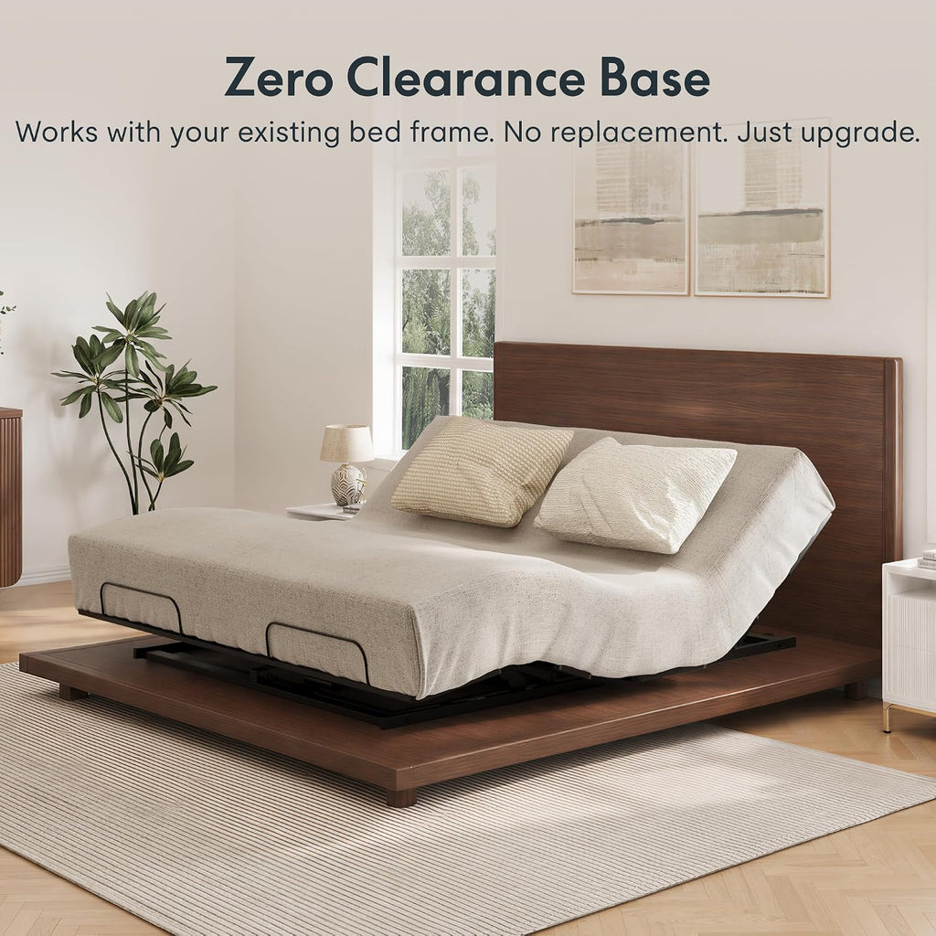 King Size Adjustable Bed Base with Bio Anti-Pinch Technology