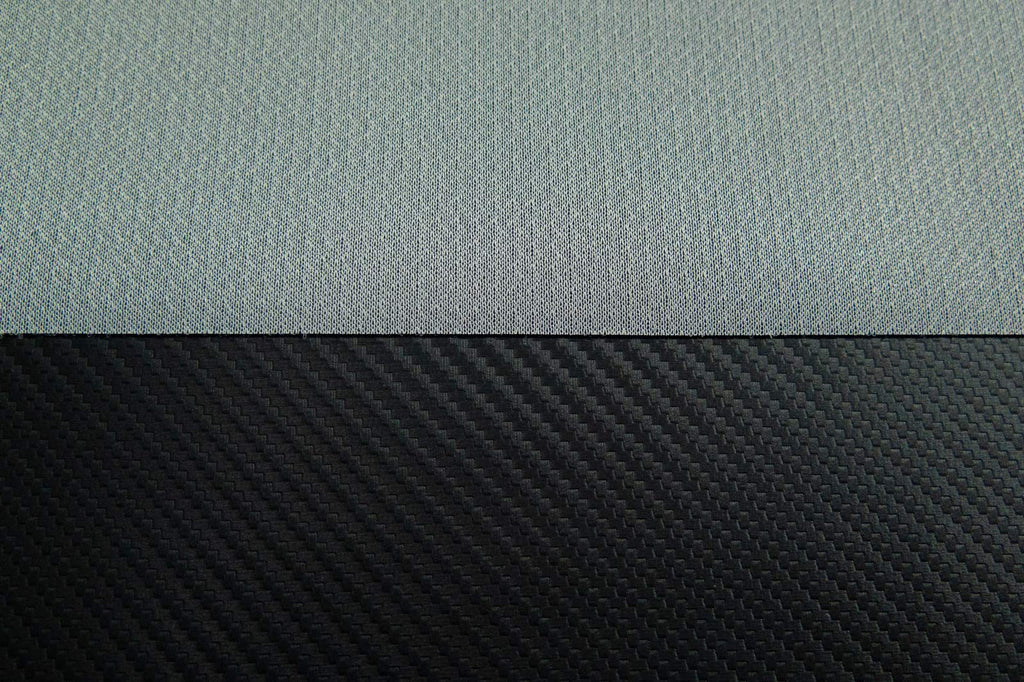 Carbon Fiber Vinyl Weatherproof Waterproof Faux Leather Marine UV Protected Upholstery Fabric Black / 54" Wide/Sold