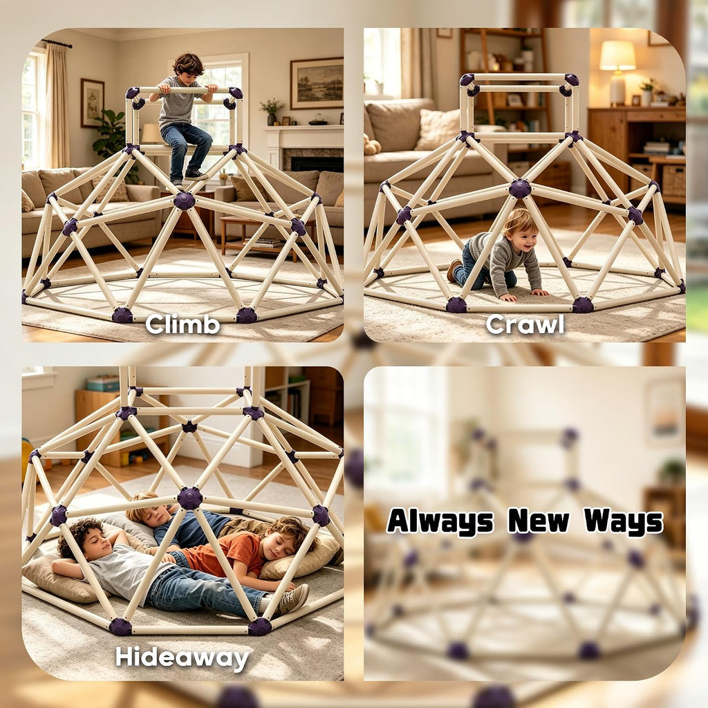 Climbing Dome - Sturdy & Portable Jungle Gym for Kids, Backyard Playset for Toddlers, Active Outdoor Fun for Kids