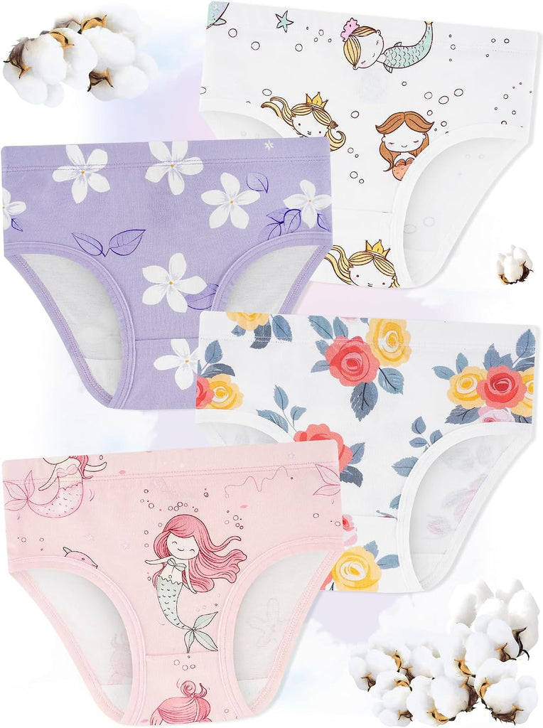 Underwear, Soft Cotton Tagless Breathable Panties, Pack, 18M