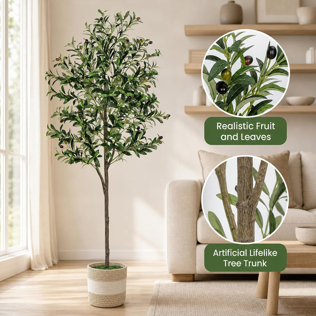 6FT Artificial Olive Tree