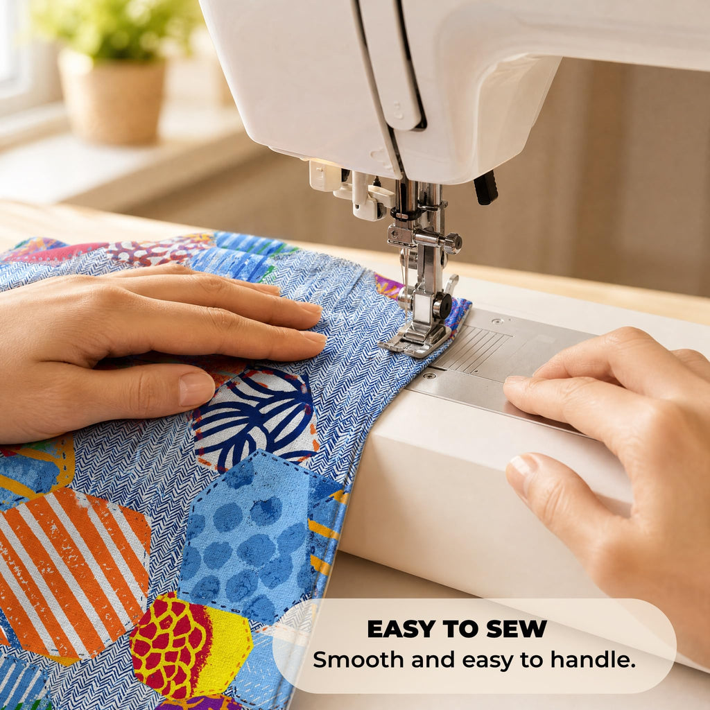 Printed Fleece Fabric Panel for Quilting, 55.5 x 74 Inches, 12 Blocks