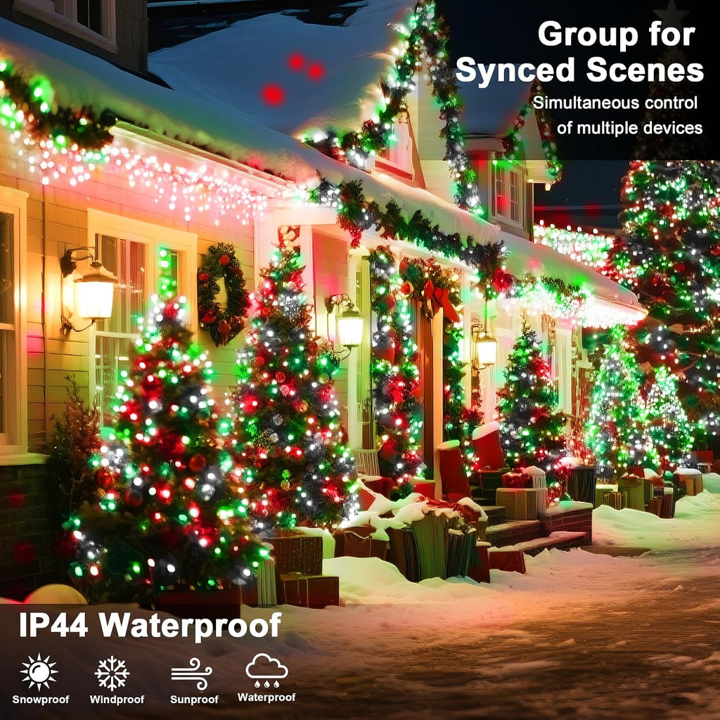 393 FT Christmas Light 1000 LED Xmas Lights Outdoor Christams String Lights Waterproof 8 Modes & Timer, Fairy Lights