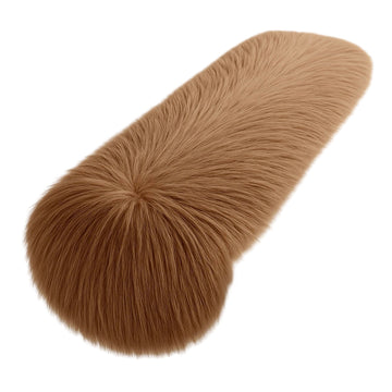 Faux Fur Accent Cut with Rounded Edges for Holiday & Christmas Décor