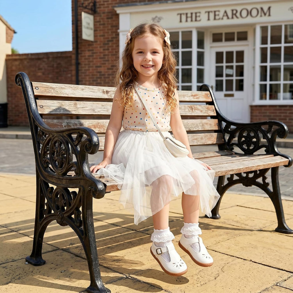 Toddler Wide Toe Box Mary Jane Dress Shoes Ballet Flats