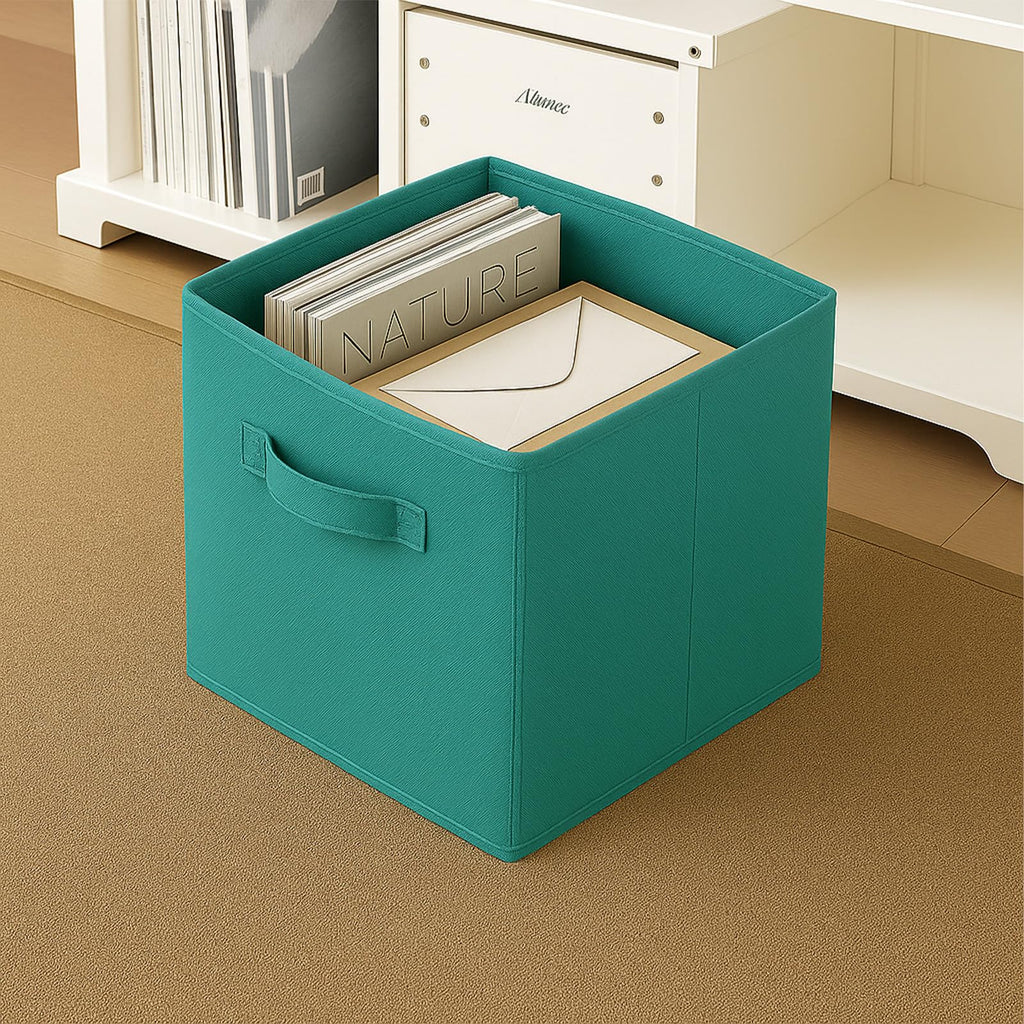 Storage Bins, Foldable Fabric Storage Cubes And Cloth Storage