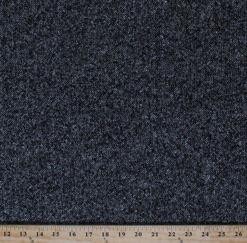 Wool Blend Salt & Pepper Tweed Speckled Black White Wool Coating Fabric by The Yard