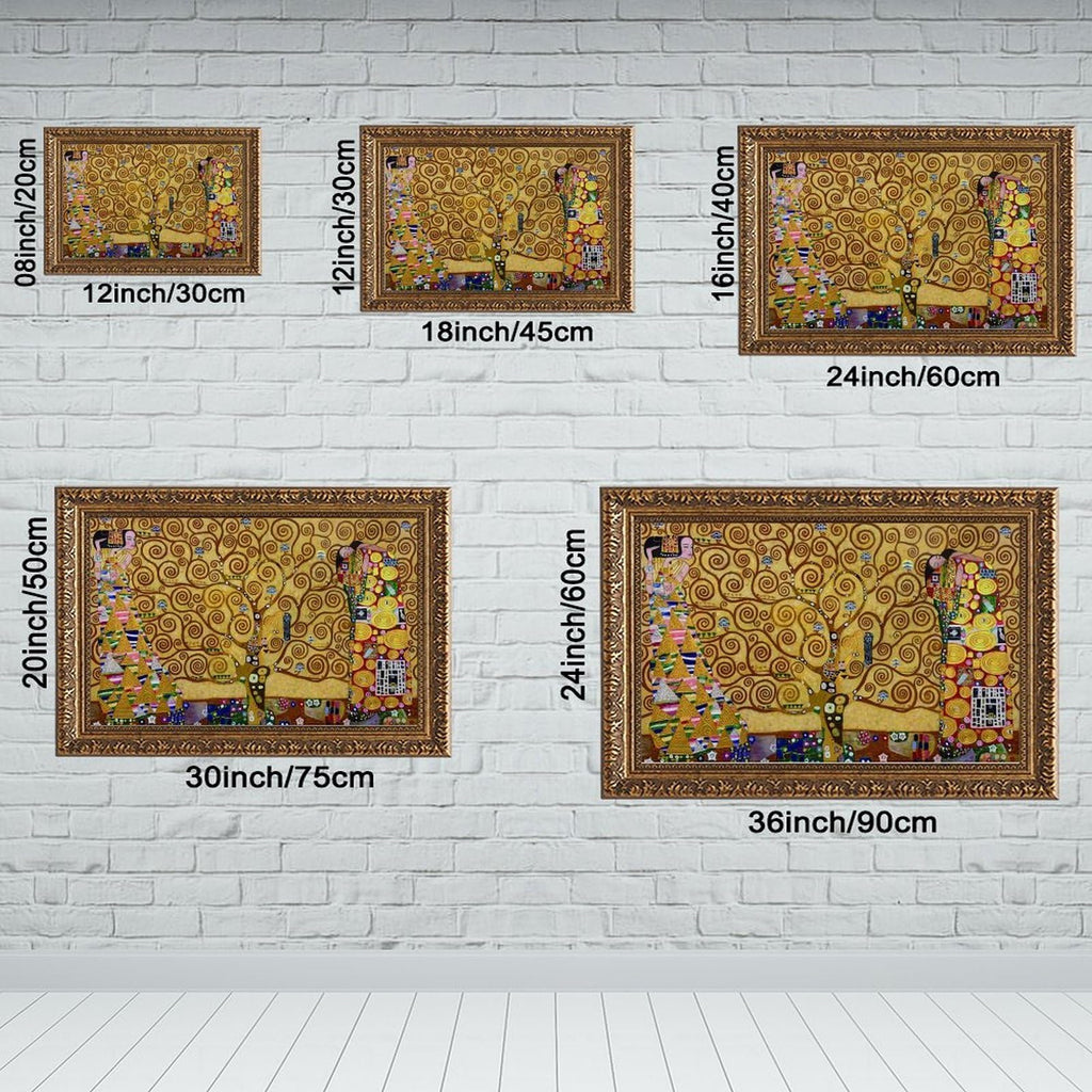 Gustav Klimt The Tree of Life Canvas Wall Art | Casa Home Living