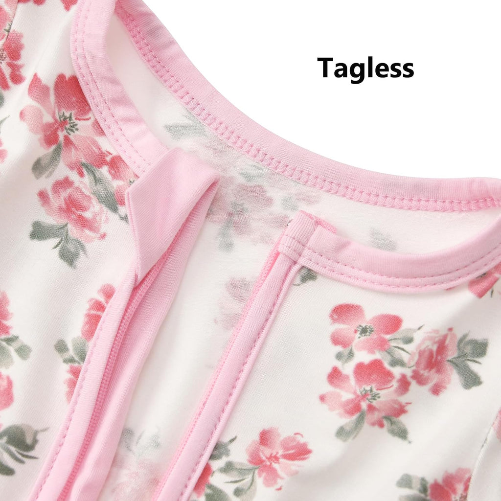 Short Sleeve Footless Pjs Zipper Romper Pack