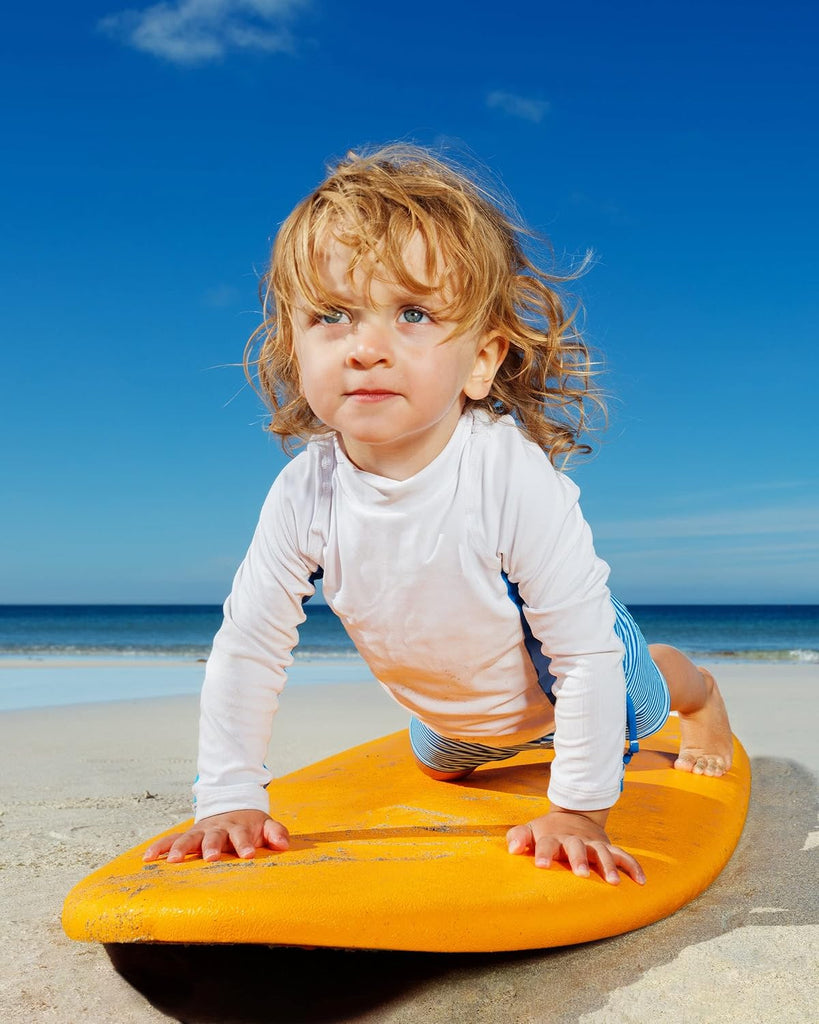 Boy/Toddler Rash Guard Swim Shirt Long Sleeve