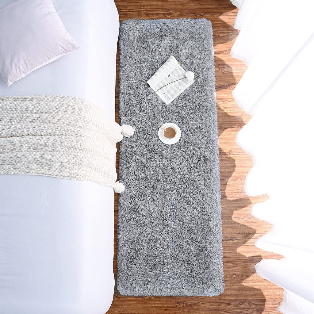 Soft Runner Rug Living Room Plush Fluffy Rug