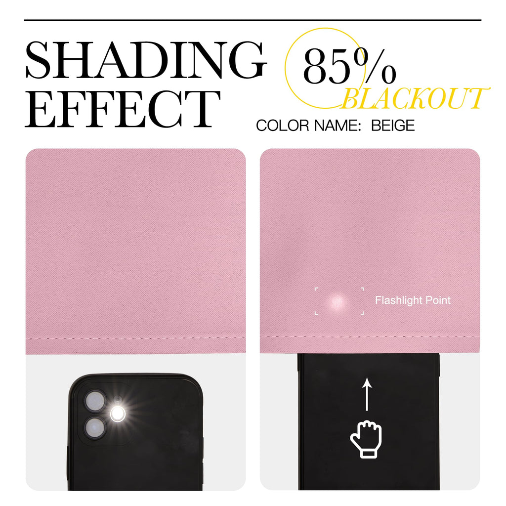 Rouge Pink Blackout Curtain 118 inch Long, W55 x L118, 1 Panel, Thermal Insulated Window Treatment with Grommet Room