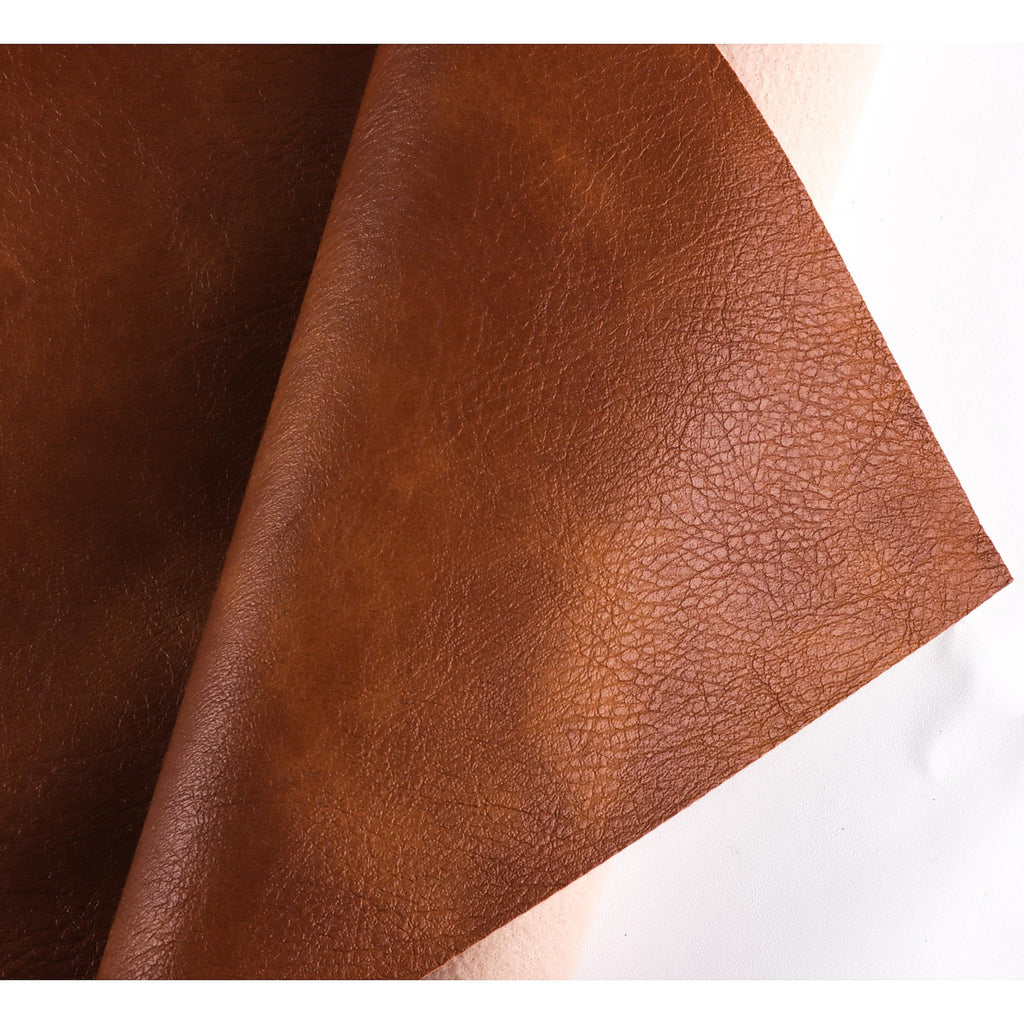 Faux Leather Sheets Rough Texture Surface 12" x 53" (30cm x 135cm) Inch Leather Fabric for DIY Crafting Thick Durable