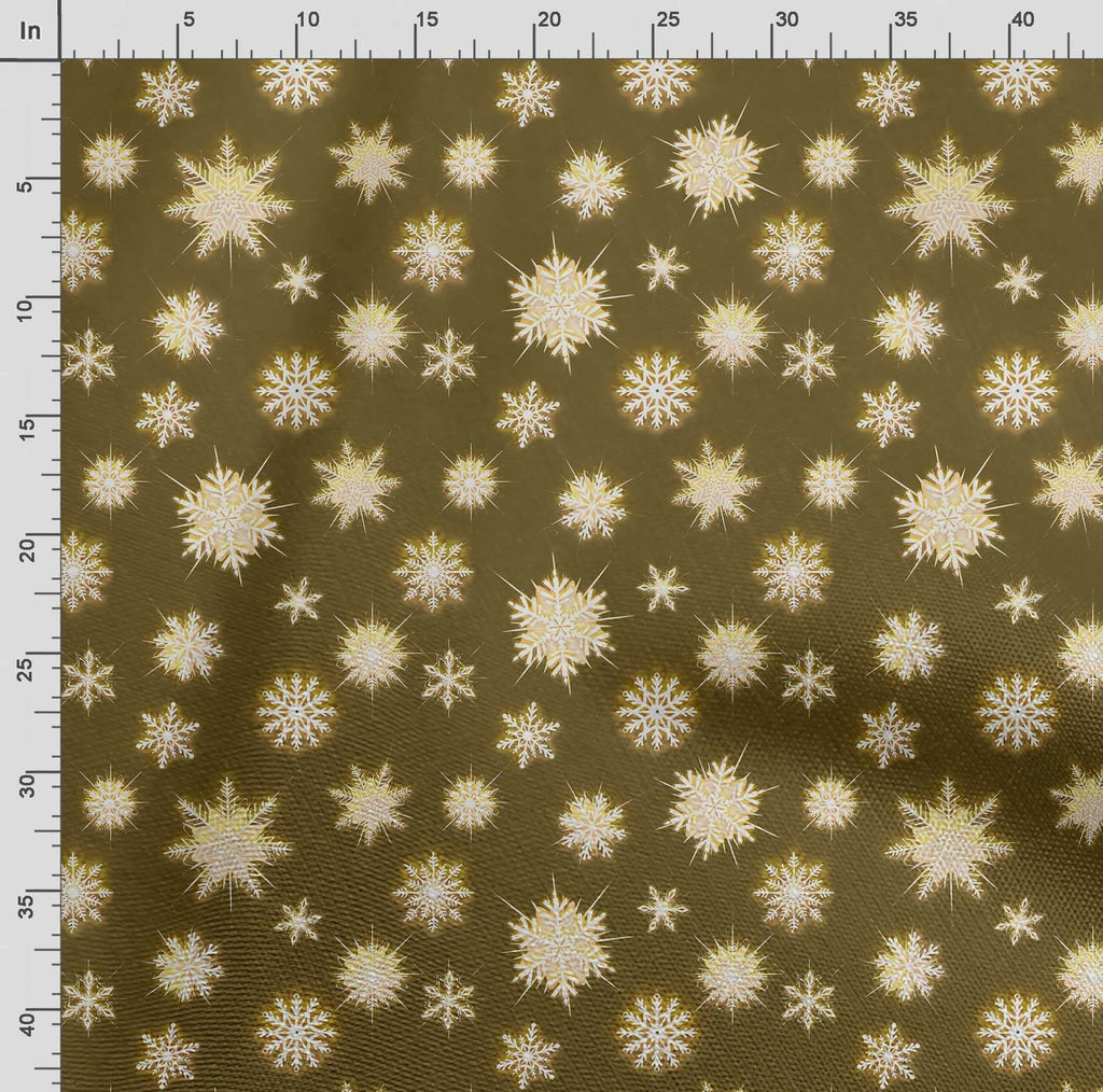 Printed Cotton Jersey Fabric - Star Design - Navy Blue - 58 Inch Wide Stretchable Knit Material by The Yard for