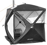 WillowyBe Portale Outdoor Sauna Set with Tent, Dry Sauna Wood Stove, Driftwood-infused Cooking for Friends