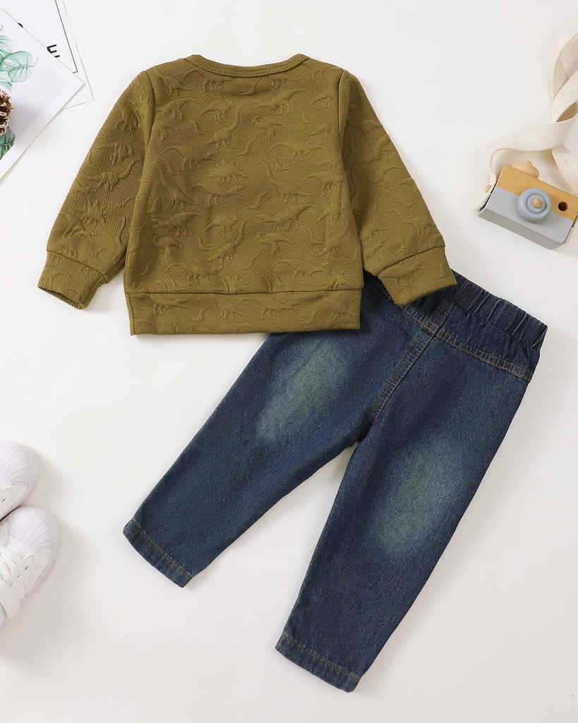 Toddler Boy Clothes Boys' Clothing Sets Outfits Sweater Green
