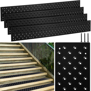 4 Pcs Aluminum Non Slip 30 x 3.75 Inch Metal