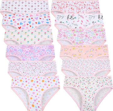 Underwear 12 Pack Soft Kids Briefs Cotton Comfortable Panites