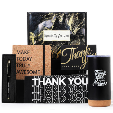 Employee Appreciation Gifts Bulk Thank You Gifts with Thank You Cards for Women Men Work Gifts Office Gift Baskets