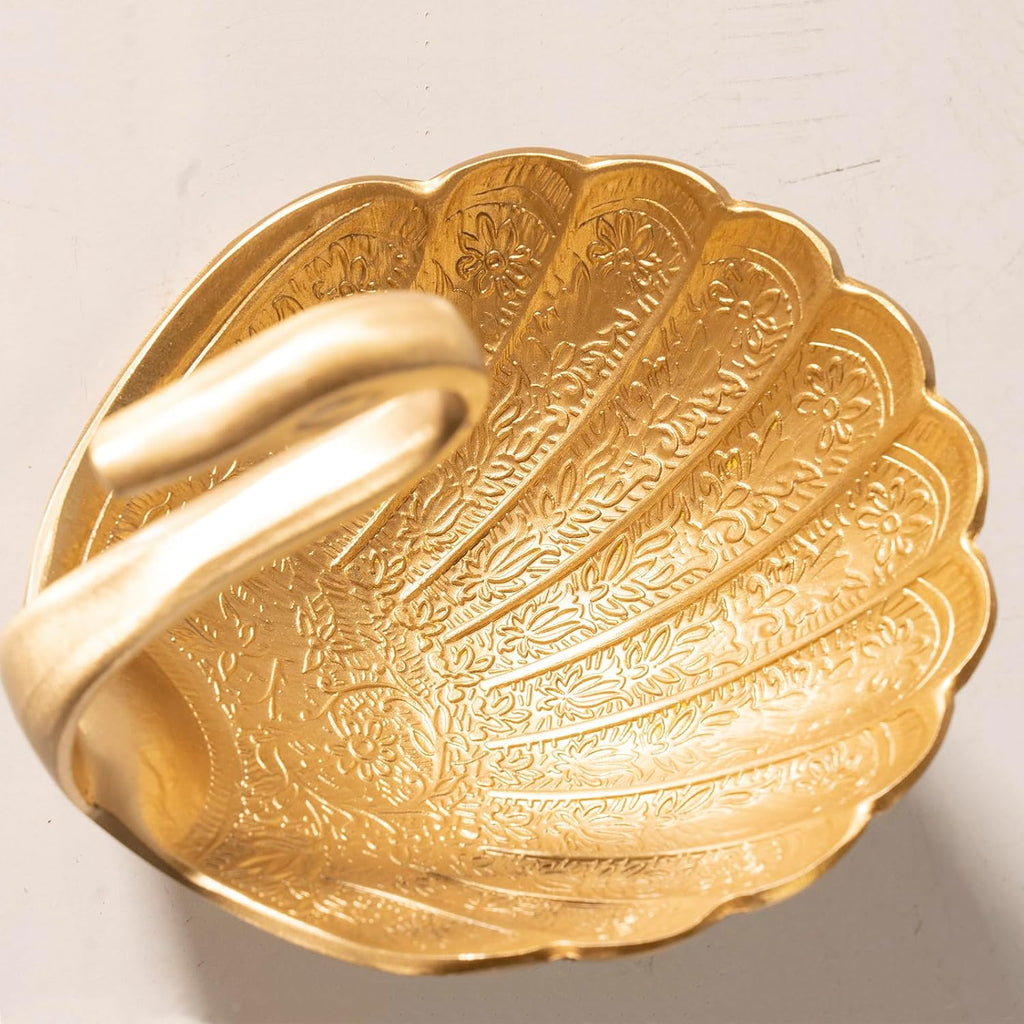 Swan Brass Jewelry Dish Tray,Gold Decorative Ring and Trinket Holder-Decorative Trinket Dish for Rings Earrings