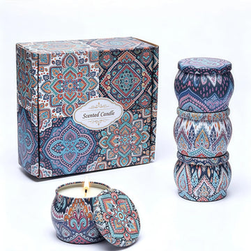 16oz Soy Scented Candles Gift Set, 4 Pack 4oz Home Soy Wax Candles - Set of 4