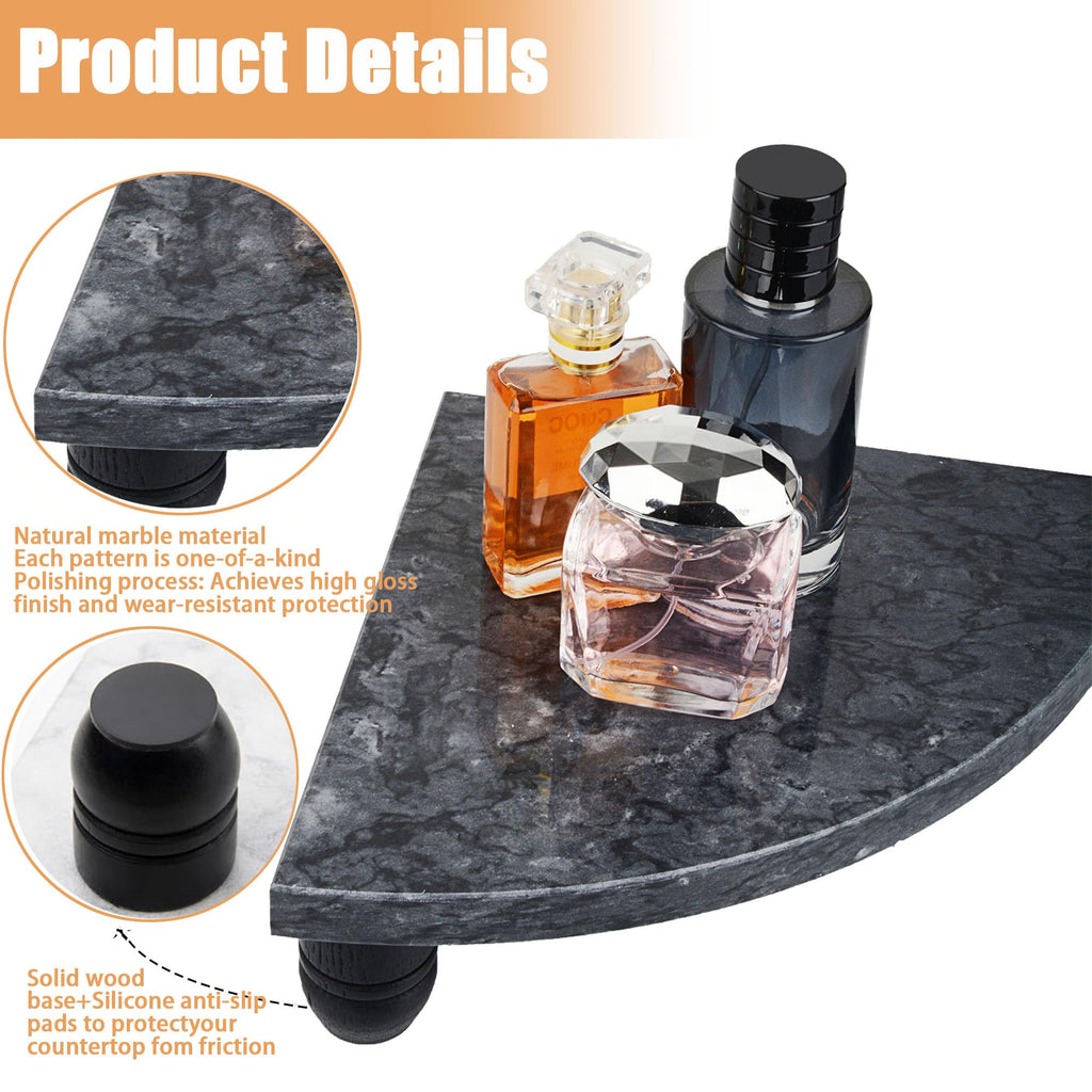 Marble Riser Decor Pedestal Tray, Decorative Marble Riser For Decor Display, Decorative Pedestal Stand Counter Decor