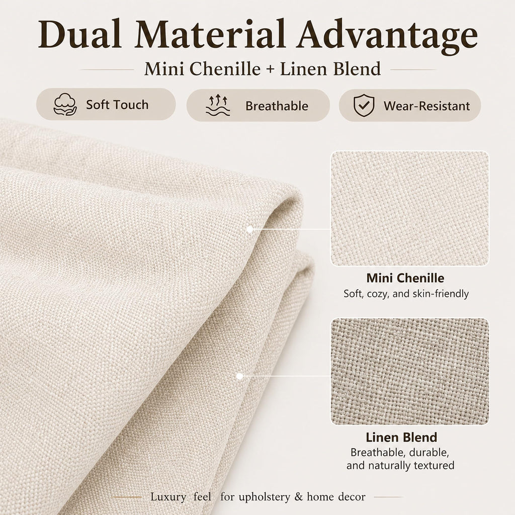Mini Chenille Fabric by the Yard, 57-Inch Wide