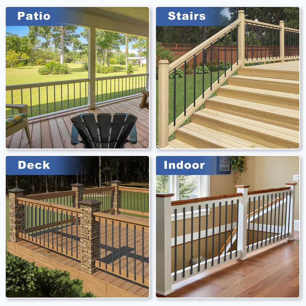 50 Pack Deck Balusters 36" Staircase Baluster for Deck Systems