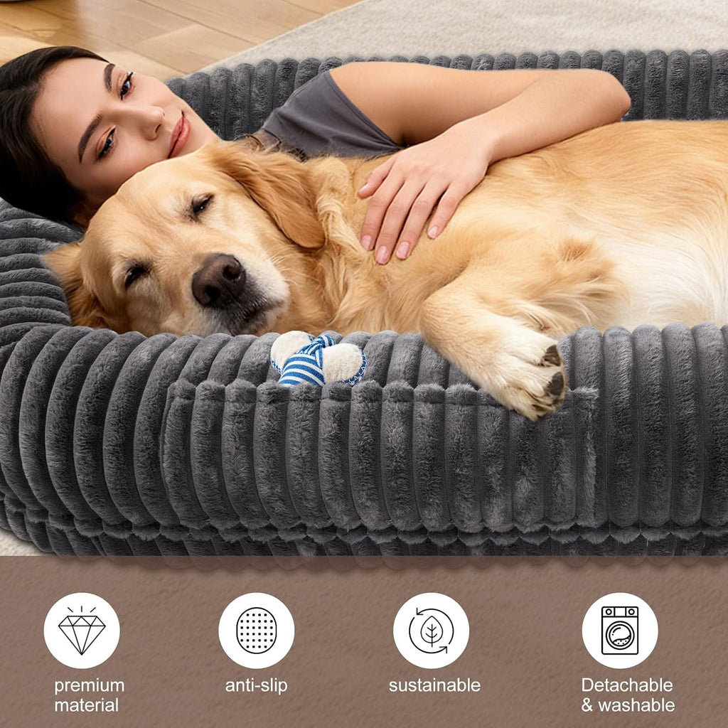 Human Dog Bed for Adult, Large Human Size Dog Bed