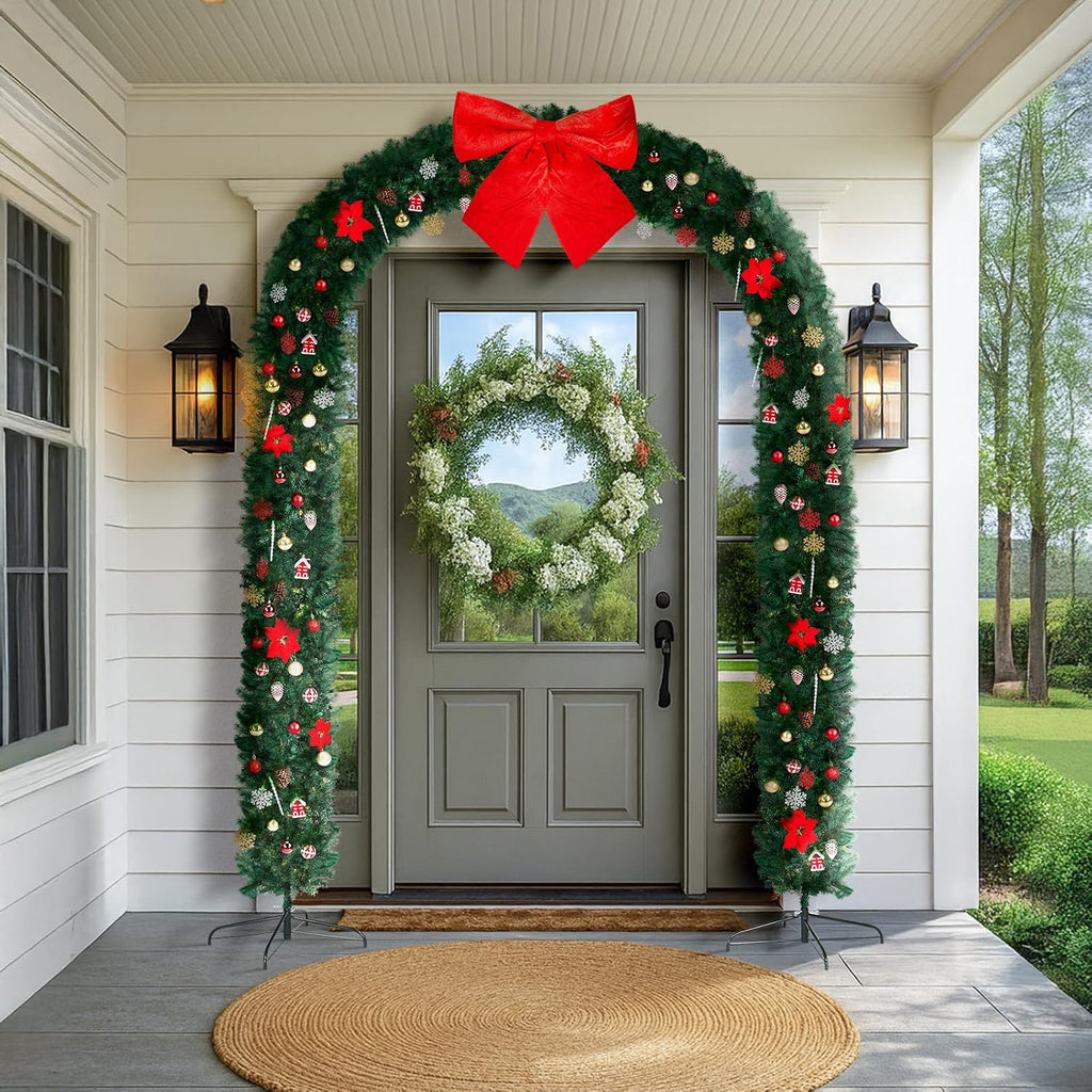 Christmas Artificial Tree Archway, PVC Holiday Frame
