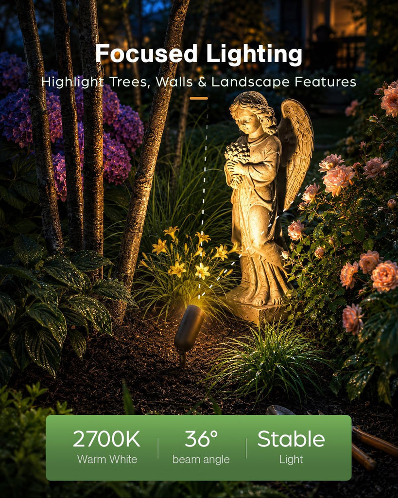 MR16 LED Bulb 2700K Warm White, GU5.3 Bulbs Non-Dimmable, 6 Pack