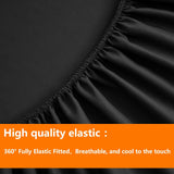Twin Comforter Set - 5 Pieces, Bed in a Bag Bedding Sets with All Season Soft Quilted Warm Fluffy Reversible