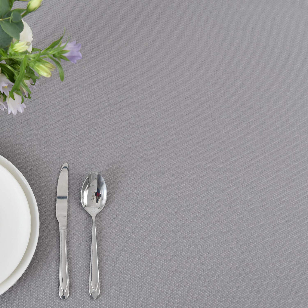 Textured Rectangular Tablecloth Water Resistance Antiwrinkle Spillproof Soft Jacquard Table Cloth, Buffet Banquet