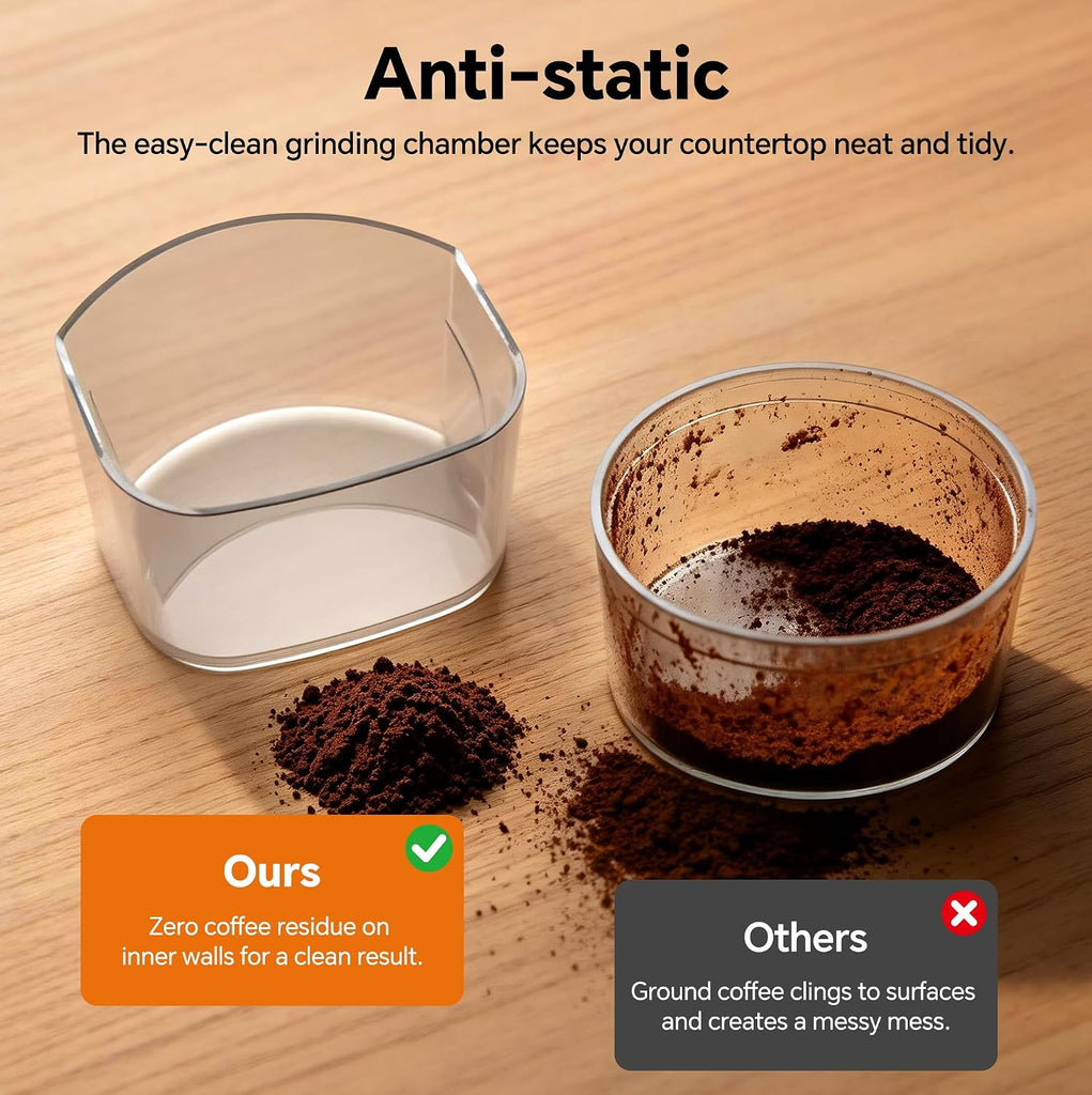 Conical Burr Coffee Grinder, 51 Precise Grind Settings Automatic Coffee Grinder, Smart Dual Control LED Display, 1-12