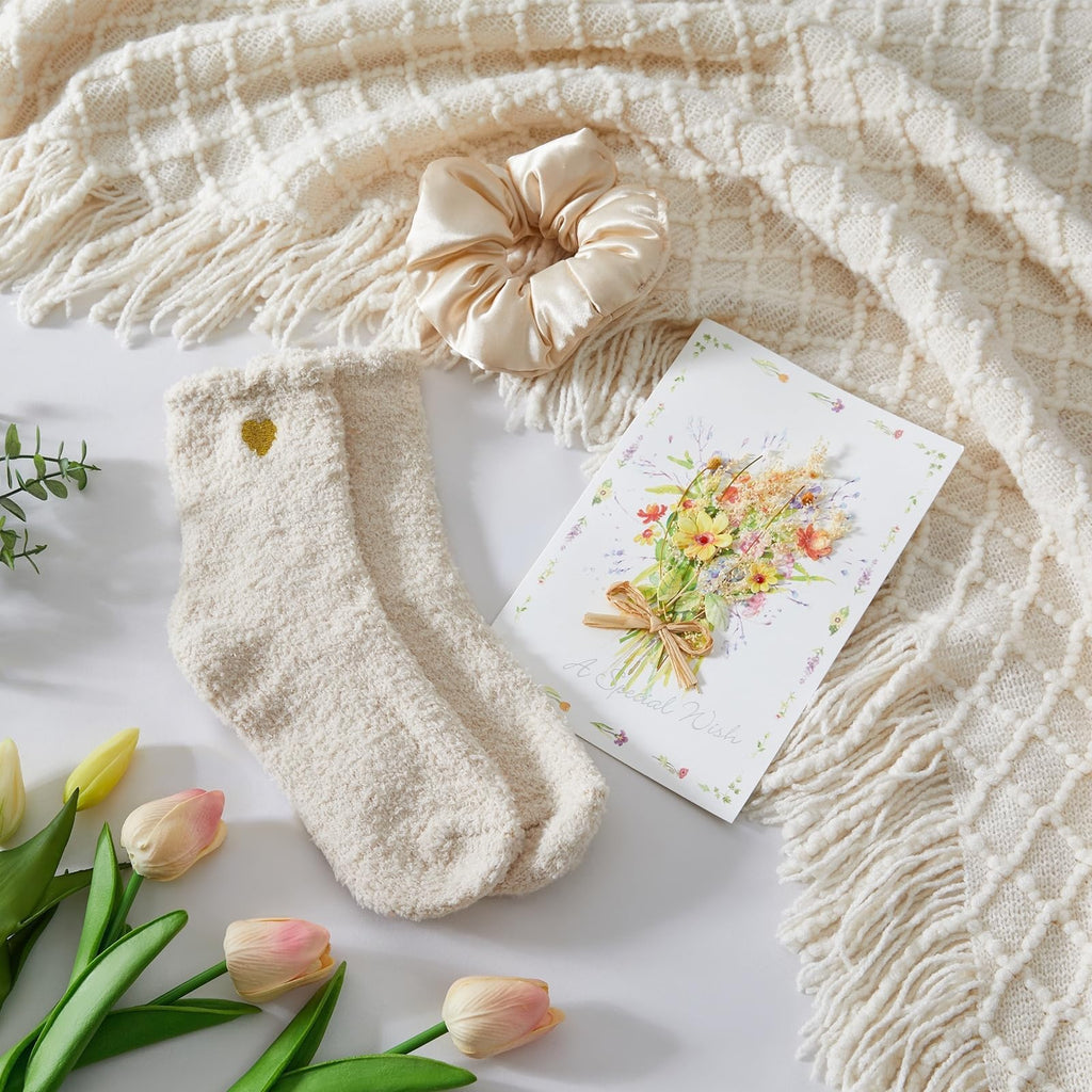 Get Well Soon Gift Baskets for Women, Birthday Gift for Her, Self Care Gifts Care Package with Blanket, Sympathy Gift