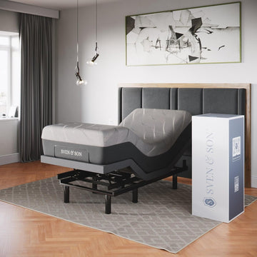 Classic Adjustable Bed Base, Head and Foot Lift, Massage, Under-Bed Lights, USB, Gel Memory, Zero Gravity Smart Frame