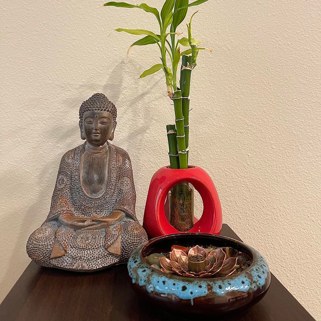 Buddha Statue Outdoor Zen Garden Sculpture Meditation Decor