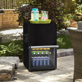 Beverage Refrigerator and Cooler Cover for most 3.2 Cu.ft Beer or Wine Mini Fridge,Waterproof Dust Proof Anti-UV Sides
