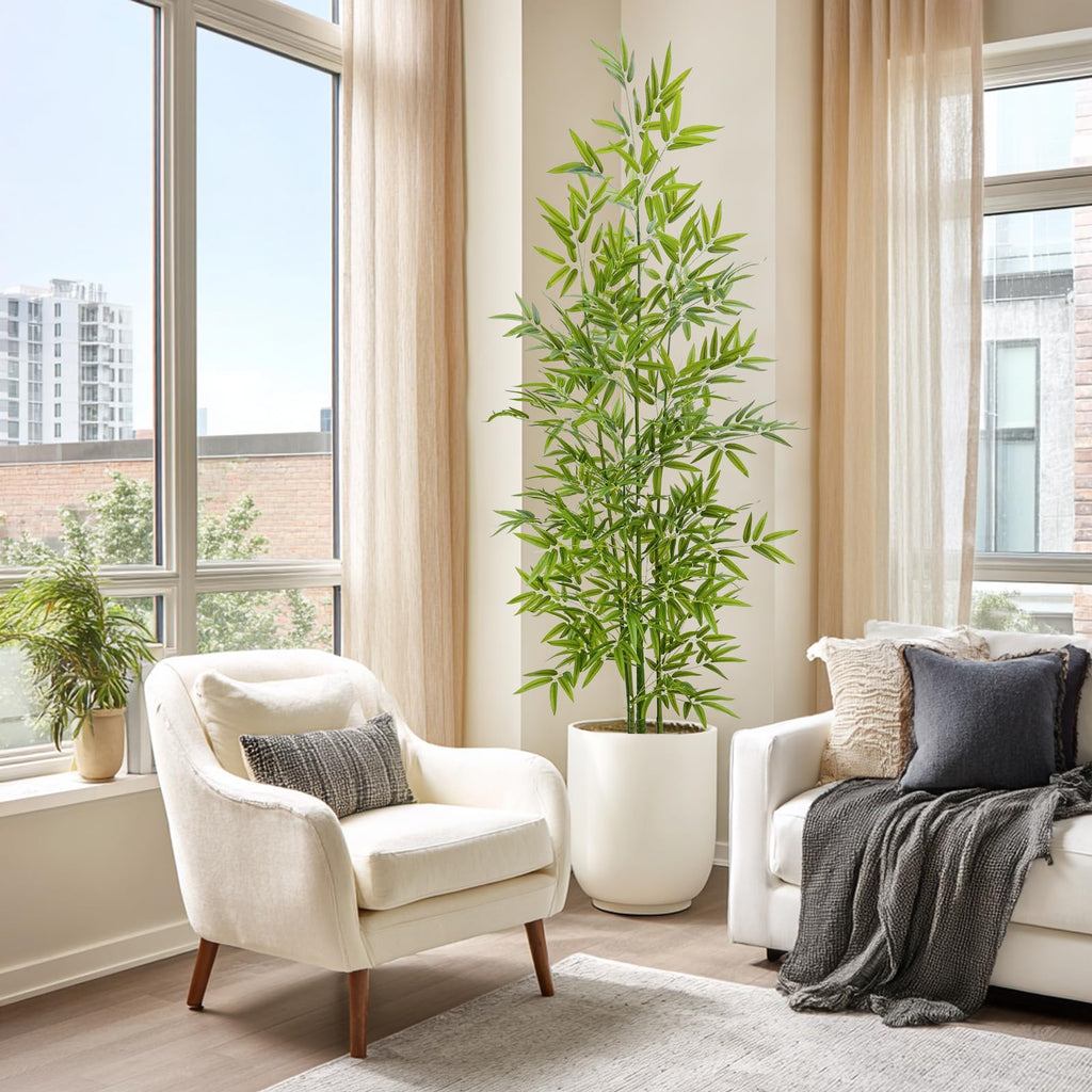 Artificial Dragon Scale Bamboo Tree 7ft with Pot